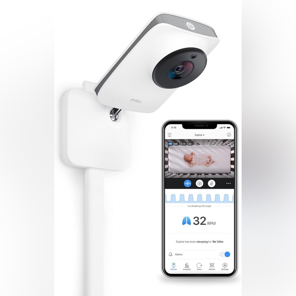 Miku Pro Contact-Free Breathing & Sleep Tracking Monitor